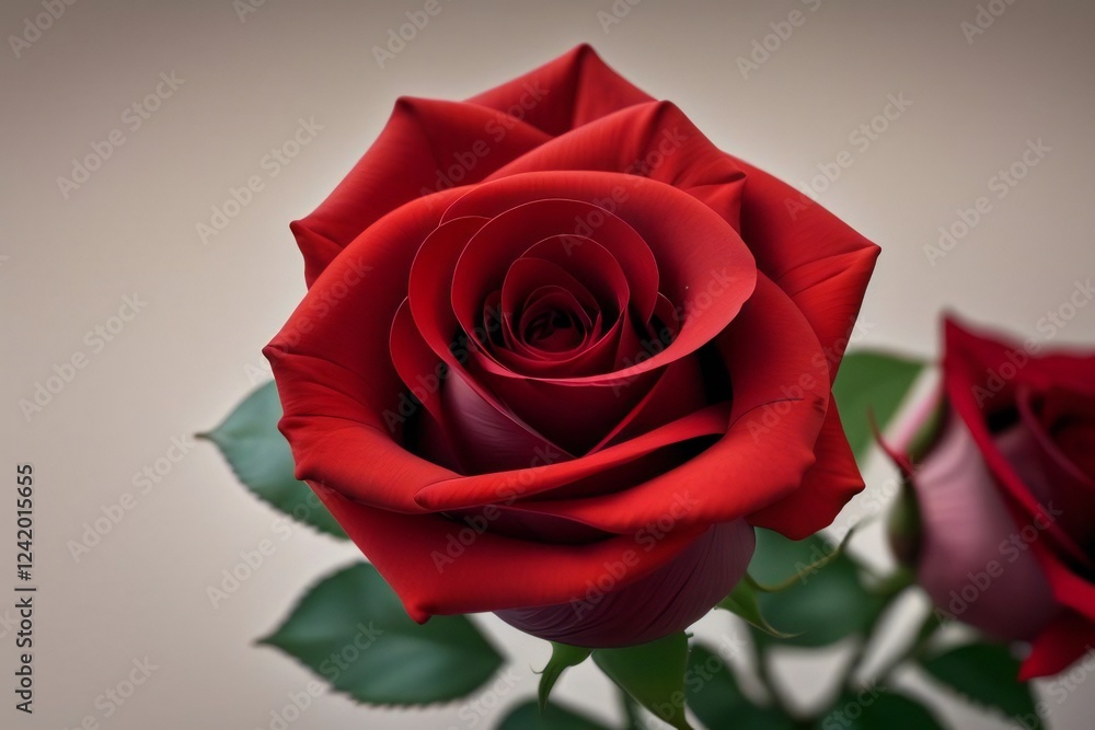 Naklejka premium Red Rose
