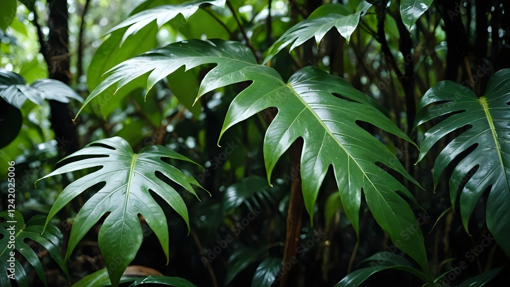 Obraz premium palm tree leaves