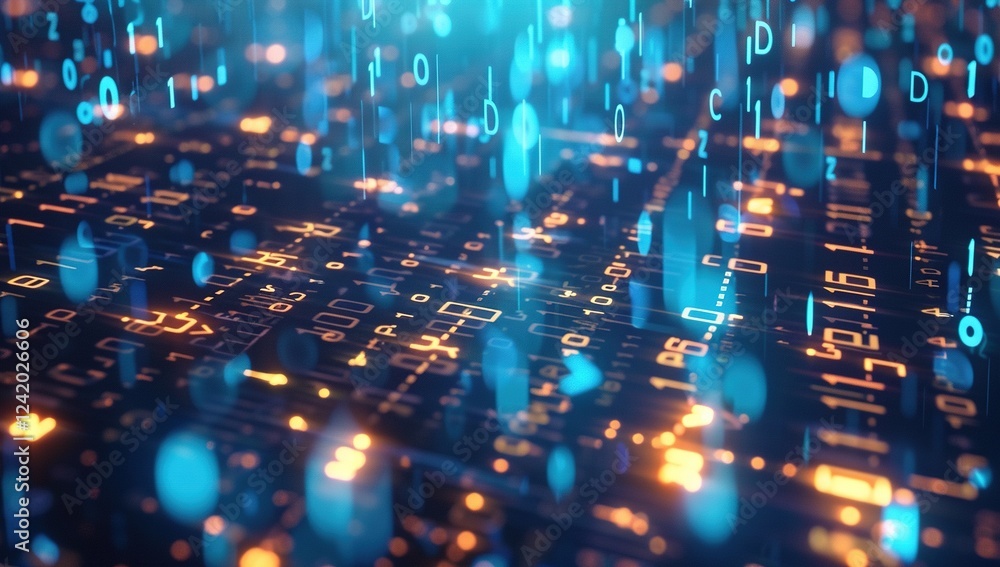 Fototapeta premium abstract digital background