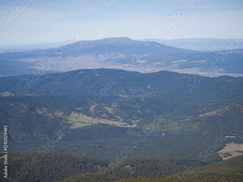 Autumn landscape of Rila Mountain, Bulgaria photo