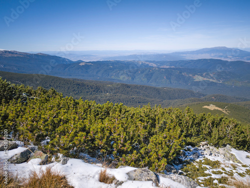 Autumn landscape of Rila Mountain, Bulgaria photo