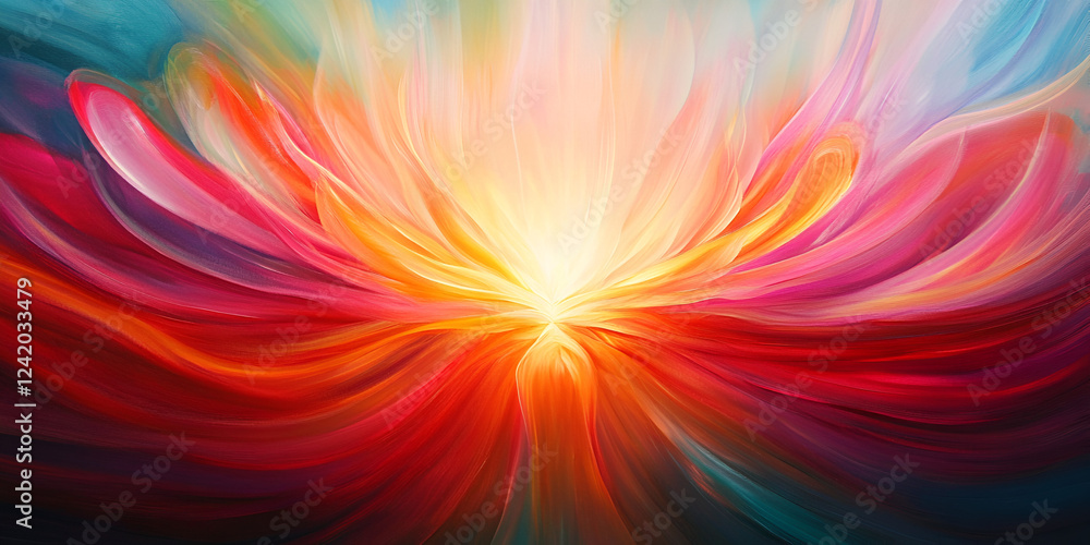 Aura Burst Gentle Burst of Light with Radiant Glow and Energy Aura Burst Gentle Burst of Light with Radiant Glow and Energy