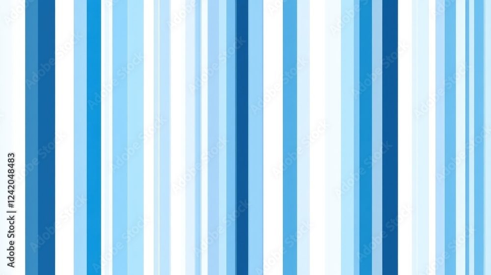 Repeating vertical lines in blue tones, forming a striped pattern on a white background, emphasizing simplicity and modernity Repeating vertical lines in blue tones, forming a striped pattern on a white background, emphasizing simplicity and modernity