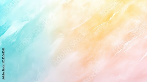 Abstract Pastel Watercolor Blend Sky Hues