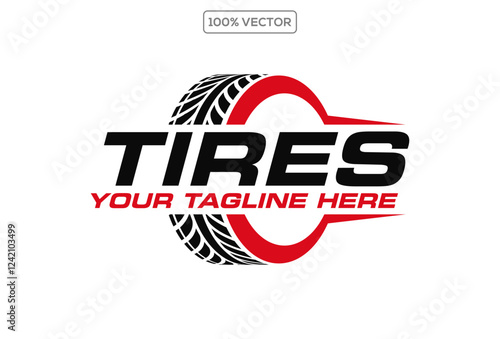tire logo vector , tire store logo design vector illustration