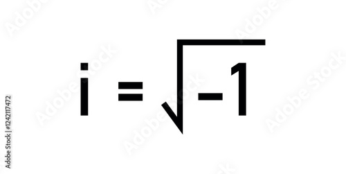 The imaginary unit i. The square root of negative one.