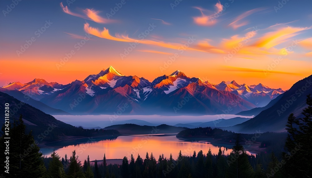 Fototapeta premium Mountain view