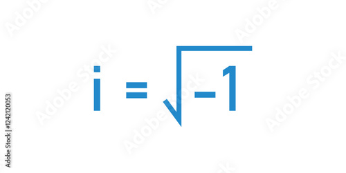The imaginary unit i. The square root of negative one.