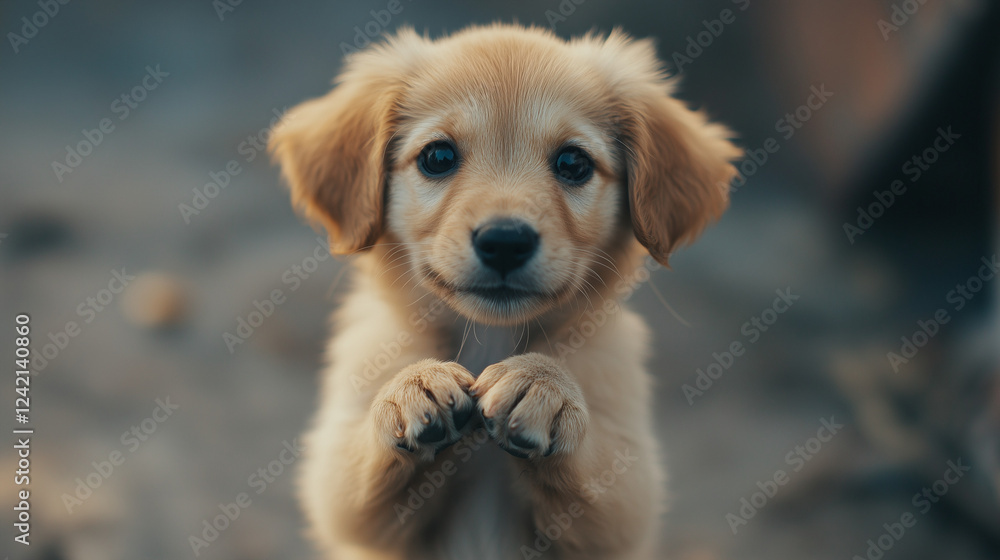 Obraz premium golden retriever puppy