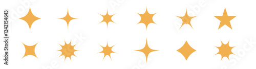starburst badge sticker icon , sale or price tag sticker, retro stars icon , sparkle stars icons