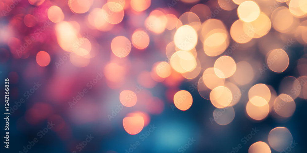 Pastel Bokeh with Glowing Heart Shape for Romantic and Tender Design Pastel Bokeh with Glowing Heart Shape for Romantic and Tender Design