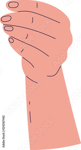 Human Hand Holding Something