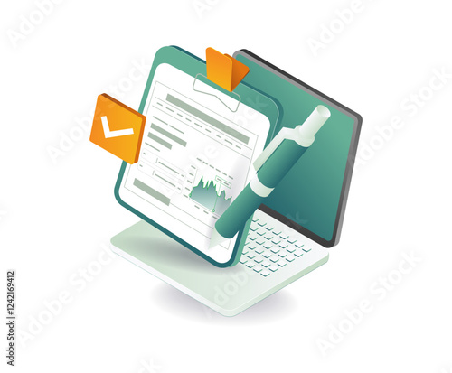 Computer concept data management analyst