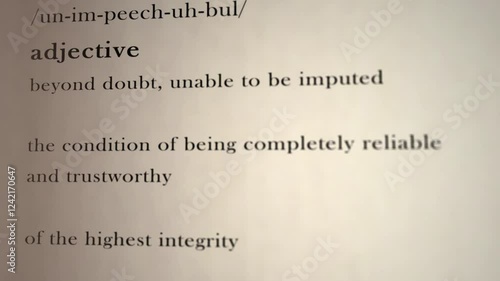 Unimpeachable Definition