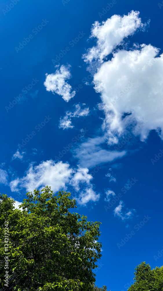 Beautiful blue sky background with clouds Beautiful blue sky background with clouds