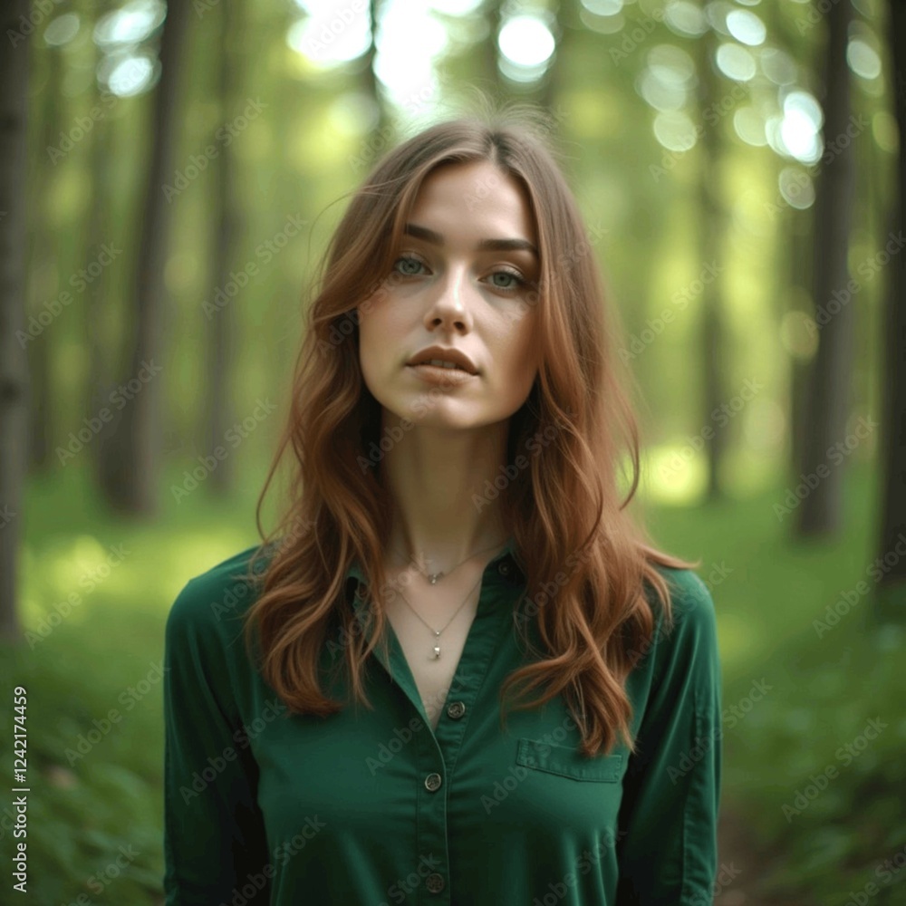 Woman In Green Woman In Green