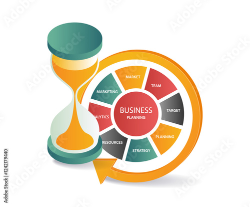 Business world time management plan