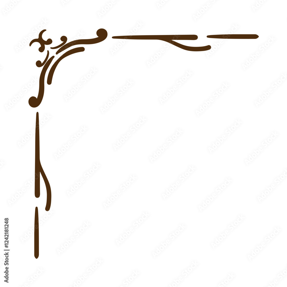 Obraz premium Classic Corner Border