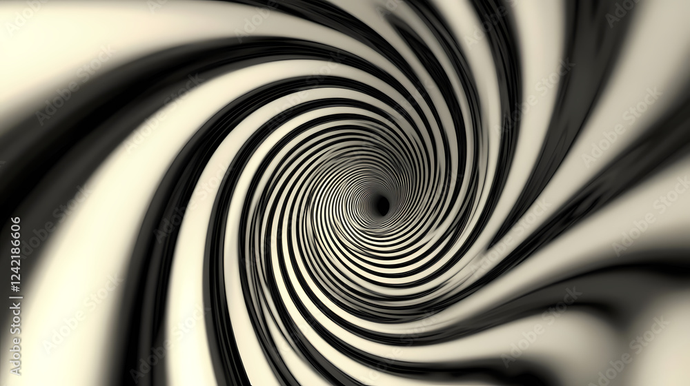 Fototapeta premium textured warped spiraling lines