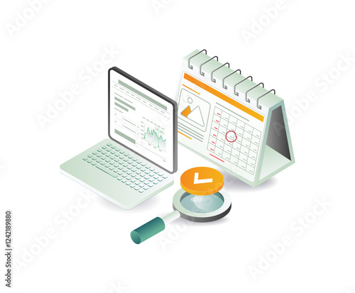 Business analysis data calendar