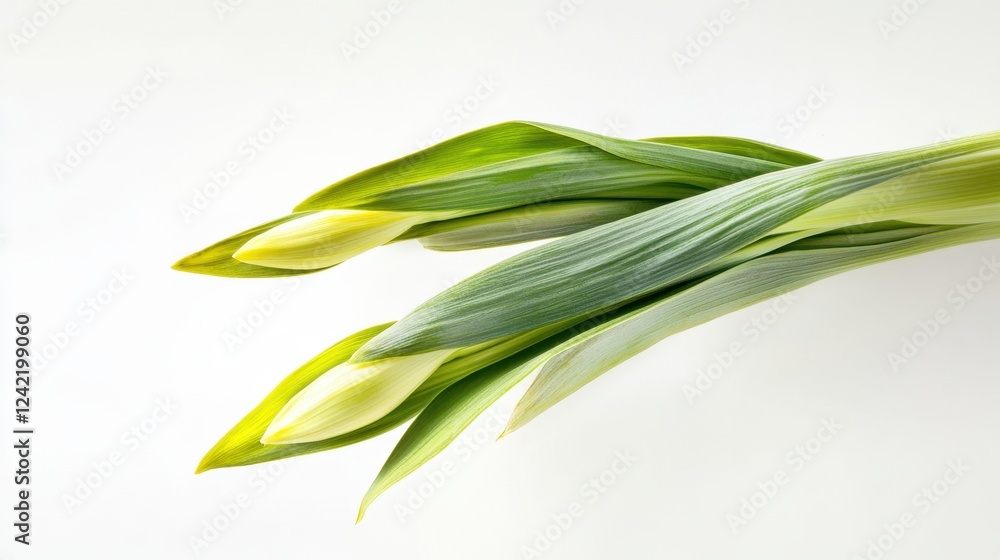Unfolding Hope: A trio of pale yellow tulip buds, still tightly closed, promise the vibrant beauty of spring, their delicate stems and green leaves reaching towards the light. Unfolding Hope: A trio of pale yellow tulip buds, still tightly closed, promise the vibrant beauty of spring, their delicate stems and green leaves reaching towards the light.