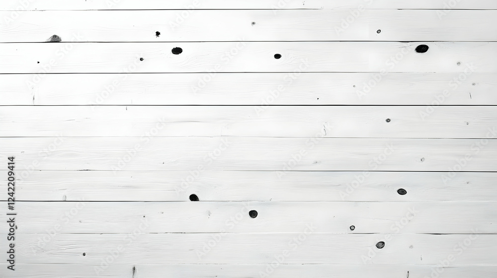 Naklejka premium Whitewashed wood plank texture background