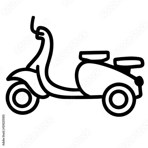 scooter vector illustration