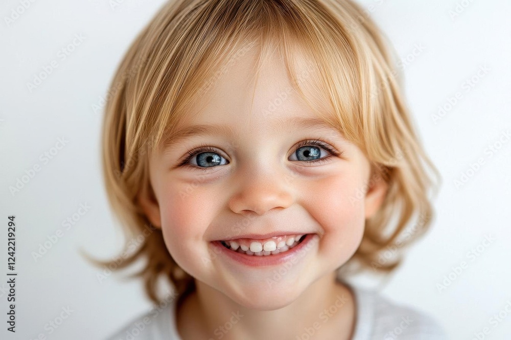 Happy Kid Smiling and Laughing Isolated on White Background for Advertising Campaigns Happy Kid Smiling and Laughing Isolated on White Background for Advertising Campaigns