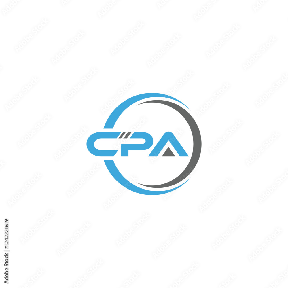 CPA letter logo design vector CPA letter logo design vector