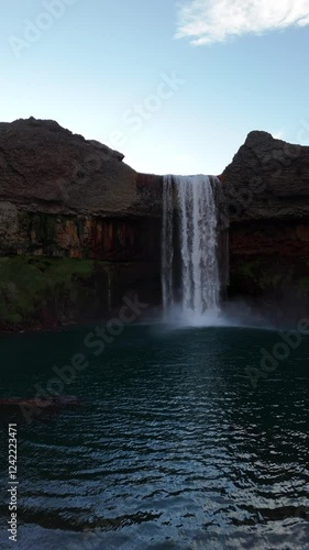 sunset over the river, Salto del Agrio