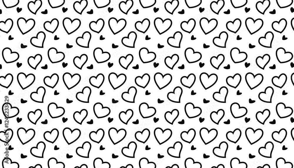 Heart Shape pattern design Heart Shape pattern design