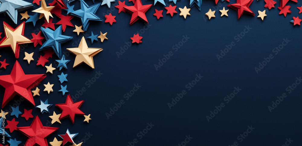 stars and stripes background