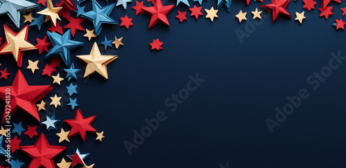stars and stripes background