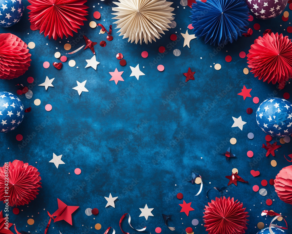 Fototapeta premium 4th july background 