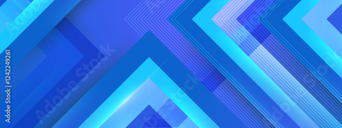 Blue gradient geometric background ideal for technology designs, modern presentations, and artistic compositions