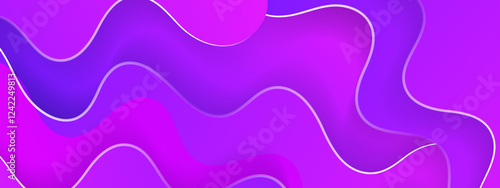 Purple gradient geometric background for presentations, design inspiration, or technology web layouts