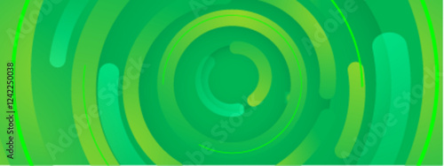 Green gradient geometric background suitable for technology poster, website banners, and modern design projects