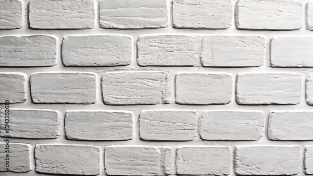 Seamless White Brick Wall Texture with Clean Lines for Modern and ...