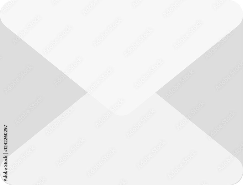 Simple Minimalist Letter Vector Illustration Simple Minimalist Letter Vector Illustration