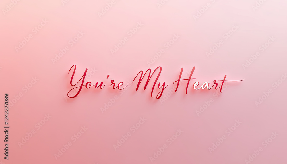 A creative design featuring a romantic and minimalist design featuring the phr A creative design featuring a romantic and minimalist design featuring the phr
