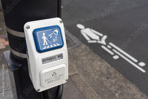 Audible pedestrian crossing and bicycle path 