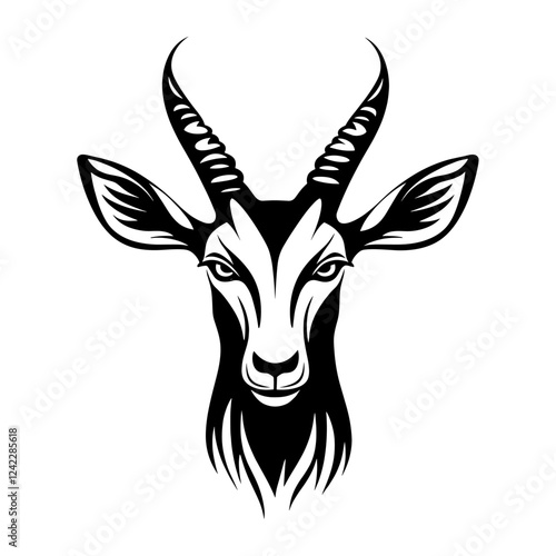 Antelope illustration wildlife animal vector