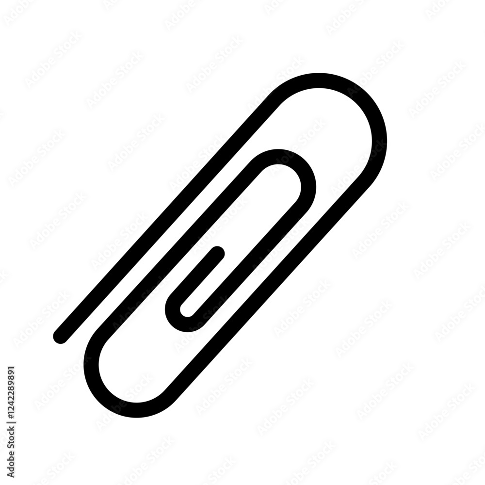 paper clip icon vector illustration paper clip icon vector illustration