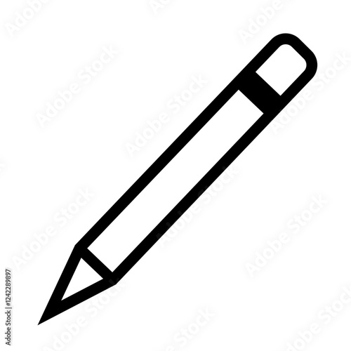 vector illustration of pencil