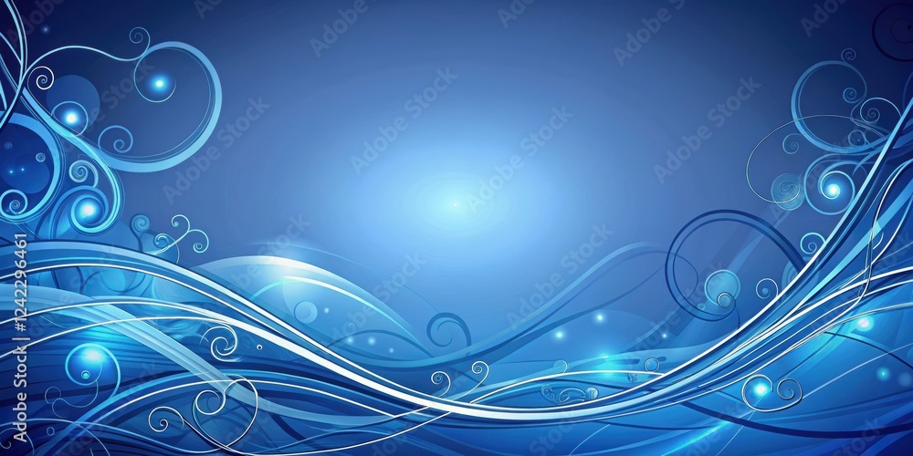 Abstract blue background with elegant swirls and curves , abstract, blue, background, swirls, curves, design, pattern Abstract blue background with elegant swirls and curves , abstract, blue, background, swirls, curves, design, pattern