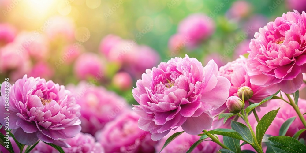 Pink peony flowers in full bloom creating a vibrant and elegant background, peonies, pink, flowers, blooming, elegant, vibrant Pink peony flowers in full bloom creating a vibrant and elegant background, peonies, pink, flowers, blooming, elegant, vibrant