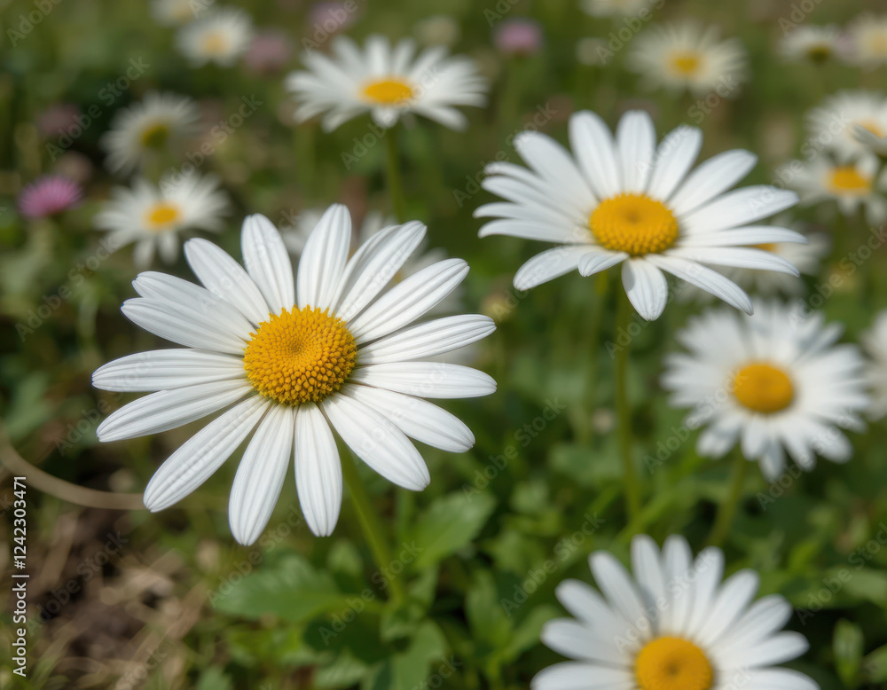 daisy. white daisy. close up of surface of daisy flower in garden. the daisies are in full bloom
daisy. white daisy. close up of surface of daisy flower in garden. the daisies are in full bloom