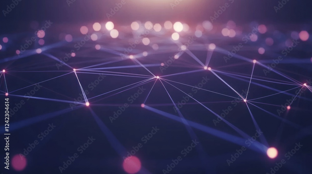Abstract network connection lines and nodes. Abstract network connection lines and nodes.