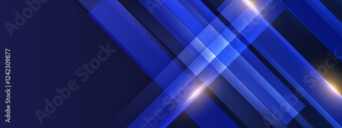 Blue gradient geometric background ideal for business presentations, technology designs, and modern digital projects