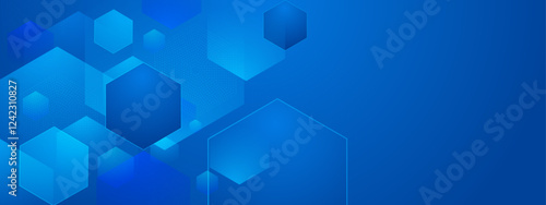 Blue gradient geometric background ideal for presentations, design templates, and technology-themed digital assets